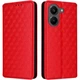 Чохол Deexe Rhombus Book для Xiaomi Poco X8 Pro - Red - зображення 1