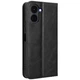 Чохол-книжка Deexe Retro Style для TECNO Spark Go 3 - Black - зображення 8