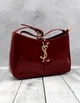 Женская сумка Yves Saint Laurent Бордовый лаковая - изображение 2