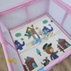 Детский раскладной манеж Avko 120x180см Pink с ковриком и шариками - изображение 2