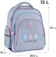 Рюкзак для начальной школы GoPack Education Cat's Rules 37x28.5x16 см 15 л Серый (GO26-2606S-1) - изображение 3