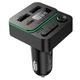 Автомобильный FM-трансмиттер ресивер BOROFONE BC60 Hero 35W 1xUSB 1xType-C car BT FM Black (6941991121388) - изображение 3