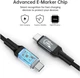 Кабель Choetech USB-C 4 G3 240W 8K 2 м (XCC-1042) - изображение 4