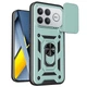 Чохол Fiji Camera Defence для Poco F8 Ultra бампер із захистом камери та підставкою Green - зображення 1
