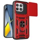 Чохол Fiji Camera Defence для Poco F8 Pro бампер із захистом камери та підставкою Red - зображення 1