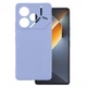 Чехол Fiji Full Soft Premium для Tecno POVA 6 (LI7) противоударный бампер с микрофиброй Violet - изображение 1
