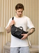 Чоловіча тканинна поясна сумка бананка SAMBAG Чорний (549303821) - зображення 1