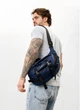 Велика чоловіча поясна сумка бананка Sambag DynamicDart синя(SB_FE1D84ACAD50) - зображення 14