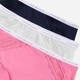 Набор трусиков слипов женских хлопковых Tommy Hilfiger 333662582 S 3 шт Розовый/Серый/Темный синий (1159858284) - изображение 6