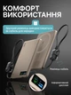 Магнітний ультратонкий павербанк LEXEGO 5000 мА·год MagSafe Qi, бездротова зарядка, PD 20W Type-C, зовнішній акумулятор з TFT дисплеєм Gold (HDL-5-GD) - зображення 4