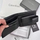 Чоловічий гаманець CALVIN KLEIN натуральна шкіра Чорний 11,5×9,5 см (LUX1447) - зображення 5