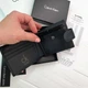 Чоловічий гаманець CALVIN KLEIN натуральна шкіра Чорний 11 × 8,5 см (LUX1455) - зображення 5