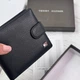 Чоловічий гаманець TOMMY HILFIGER натуральна шкіра 11 × 9,5 см Чорний (LUX1417) - зображення 5