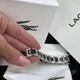 Мужской браслет LACOSTE нержавеющая сталь универсальный Серый (LUX1407) - изображение 2