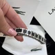 Мужской браслет LACOSTE нержавеющая сталь универсальный Серый (LUX1407) - изображение 4