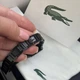 Мужской браслет LACOSTE нержавеющая сталь универсальный Черный (LUX1434) - изображение 5