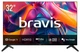 LED-телевізор Bravis 32 дюйми чорний ADS 1366x768 Smart TV (684723) - зображення 1