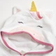 Рушник-пончо Chicco Unicorn, колір білий, розмір 16 (261.01394.015) - зображення 4