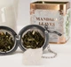 Органічний чай у банці Класичний зелений з лимоном та імбиром Organic Classic Green with Lemon and Ginger 50г Mandala Leaves 5056368353567 - зображення 2