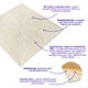 Панель 3D WHITE 700*700*6mm (D) SW-00001959 - изображение 2
