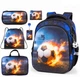 Шкільний ортопедичний рюкзак 6 в 1 для хлопчика School Standard 38х30х18 см з М'ячем для першокласника (SET 150-40) - зображення 1