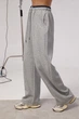 Спортивные штаны с двойным поясом Lurex Серый M (9283) - изображение 5