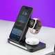 Безпровідна зарядка 4 в 1 Apple Watch iPhone AirPods, Бездротова Док-станція, Нічник Remax RP-W70 PRO Series - зображення 2