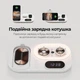 Безпровідна зарядка 4 в 1 Apple Watch iPhone AirPods, Бездротова Док-станція, Нічник Бездротовий зарядний пристрій Apple Watch - зображення 3