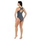 Женский слитный купальник SP-Sport 7968 размер S (42-44) Grey-Mint - изображение 5