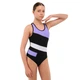 Детский слитный купальник для плавания SP-Sport 6924 рост 145-150см 12 лет Black-Violet - изображение 2