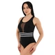 Женский слитный купальник SP-Sport 7679 размер M (44-46) Black-White - изображение 2