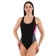 Женский слитный купальник SP-Sport 7968 размер XL (48-50) Black-Pink - изображение 1