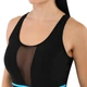 Женский слитный купальник SP-Sport 7679 размер XS (40-42) Black-Blue - изображение 3
