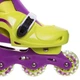 Роликовые коньки раздвижные с комплектом защиты Zelart 2920-2 размер 35-38 Purple-Yellow - изображение 5