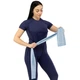 Лента эластичная для фитнеса и йоги Zelart Fitness Basic 7682-3 нагрузка M - изображение 6
