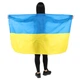 Прапор України з утримувачами для рук SP-Sport 9805 розмір 90×150 см - зображення 3