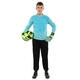 Форма футбольного вратаря детская форма вратарская SP-Sport 7533 рост 130-140см Light Blue-Black - изображение 2
