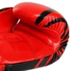 Перчатки боксерские кожаные на липучке Fistrage Fight Gear 79211 размер 10 унций Red-Black - изображение 6
