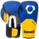 Перчатки для бокса боксерские перчатки Hard Touch Fighter 5242 10 унций Blue-Yellow - изображение 1