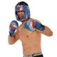 Перчатки боксерские кожаные на липучке Fistrage Fight Gear 7804 размер 10 унций Blue-Red - изображение 8