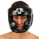 Шолом боксерський шкіряний з повним захистом Hard Touch Boxing 5235 розмір L Black - зображення 7