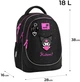Рюкзак школьный Kite Education Kuromi 38x28x16 см 18 л Черный (HK26-700M) - изображение 4