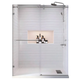 Двері в нішу Koer SR SD06-140x220-TR-01 прозоре скло Easy Clean 8мм, хром (KR5368) - зображення 1