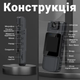 Боди-камера нагрудная с дисплеем 1.54 дюйма датчик движения акумулятор 1000 мАч (KAR62) - изображение 3