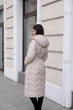 Демісезонний стьобаний плащ Mila Nova ПВ-399 54 бежевий - зображення 2