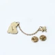 Двойной значок BROCHE брошь бижутерия Животные Кошка со стрекозой BRGV115410 - изображение 3