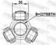 Трипоїд ШРУСа FORD C-MAX / FORD FOCUS / FORD FIESTA / FORD B-MAX (JK) 1998-2020 г. - изображение 1