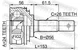 ШРУС TOYOTA MR2 (AW1_) / TOYOTA GAIA (_M1_) / TOYOTA RAV 4 (_A1_) 1984-2004 г. - изображение 4
