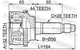 ШРУС MAZDA 626 (GE) / MAZDA MX-6 (GE) 1991-2002р. - зображення 4