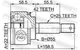 ШРУС NISSAN SUNNY (N16) / NISSAN ALMERA (B10) / NISSAN BLUEBIRD SYLPHY (G10, N16) 1995-2014 г. - изображение 1